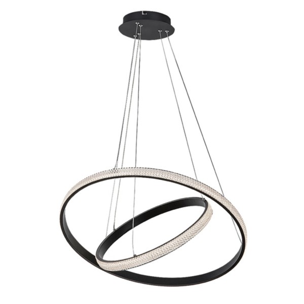 Pendul LED Rabalux 72259 Grete 3450lm 3000K negru