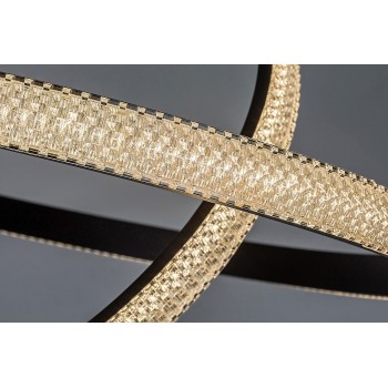 Pendul LED Rabalux 72259 Grete 3450lm 3000K negru