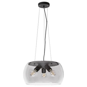 Pendul Rabalux 3190 Ursula E27 3x MAX 40W negru