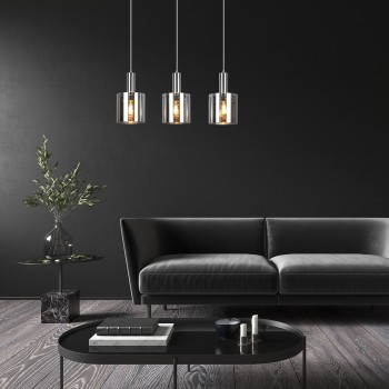 Pendul Rabalux 5250 Donati E27 3x MAX 60W crom