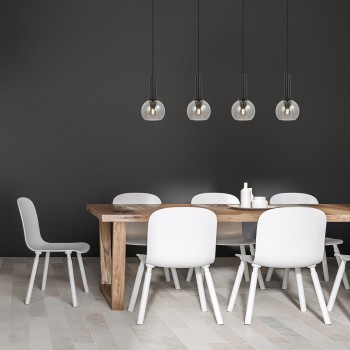 Pendul Rabalux 72174 Centio E27 4x MAX 40W negru