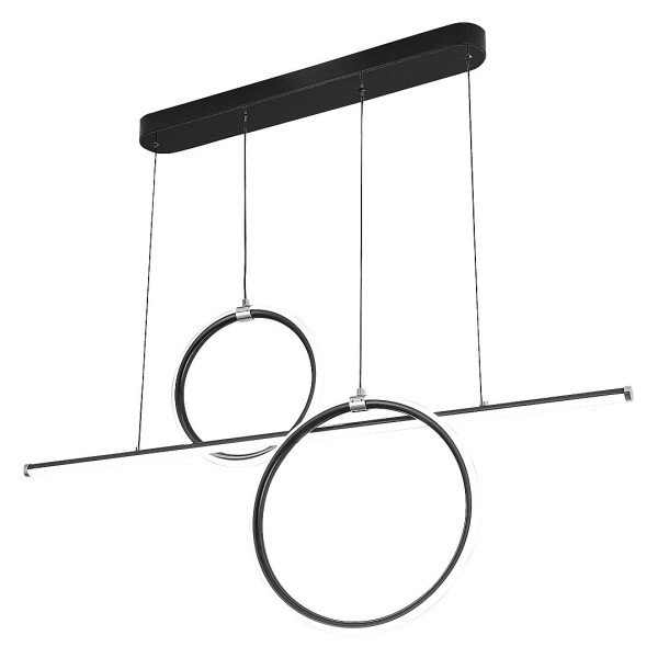 Pendul LED Rabalux 6970 Willow 2760lm 4000K negru mat