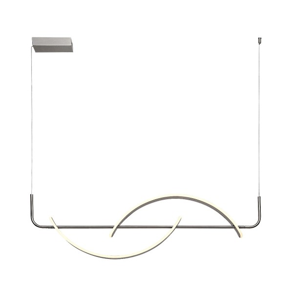 Pendul LED Rabalux 72233 Jarnelle 2450lm 3000K crom satin