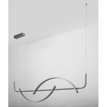 Pendul LED Rabalux 72233 Jarnelle 2450lm 3000K crom satin