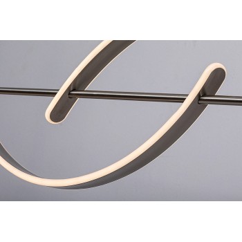 Pendul LED Rabalux 72233 Jarnelle 2450lm 3000K crom satin