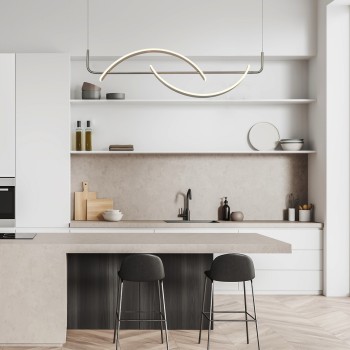 Pendul LED Rabalux 72233 Jarnelle 2450lm 3000K crom satin