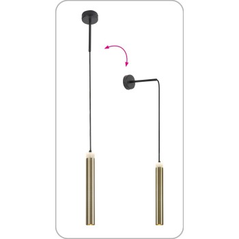 Pendul LED Rabalux 72238 Thelma 620lm 4000K negru