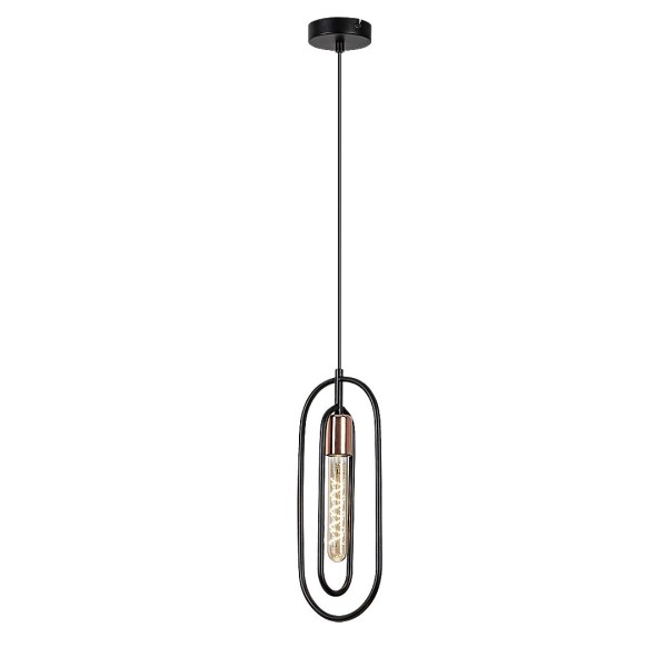 Pendul Rabalux 72263 Rovier E27 1x MAX 40W negru mat