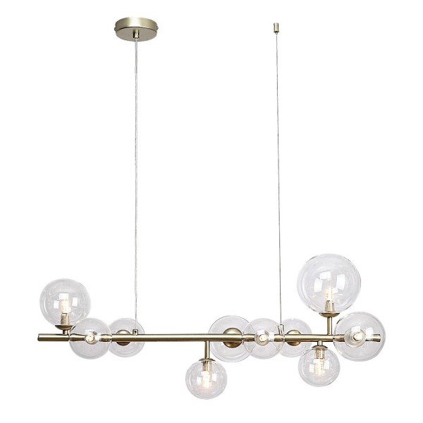 Pendul Rabalux 72298 Aslov G9 10x MAX 28W auriu