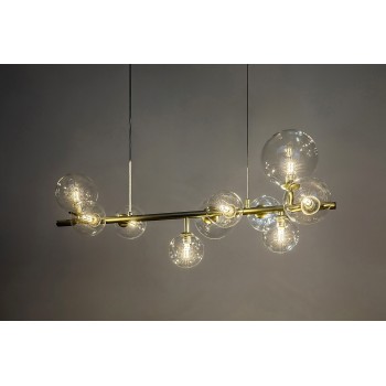 Pendul Rabalux 72298 Aslov G9 10x MAX 28W auriu