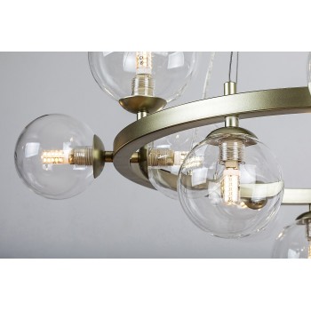 Pendul Rabalux 71300 Aslov G9 11x MAX 28W auriu