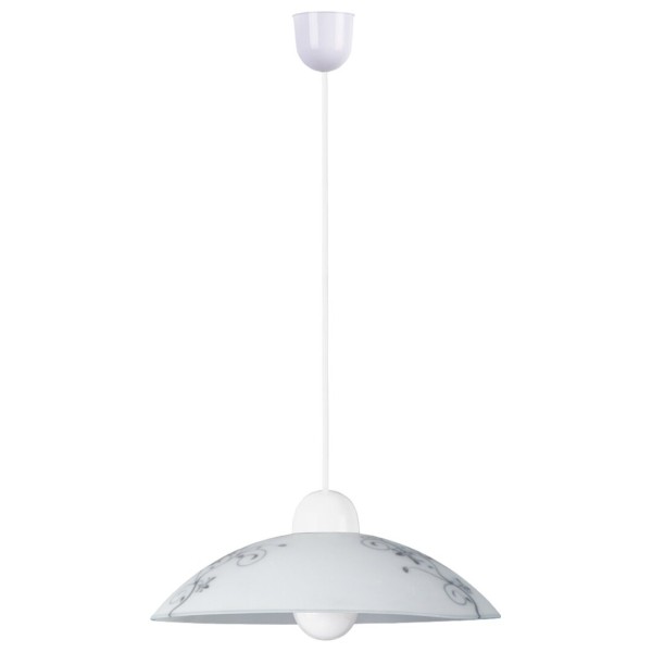 Pendul Rabalux 1848 Bloomy E27 1x MAX 60W alb