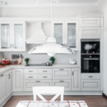 Pendul Rabalux 1848 Bloomy E27 1x MAX 60W alb