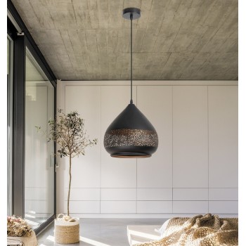 Pendul Rabalux 2278 Kaia E27 1x MAX 40W negru
