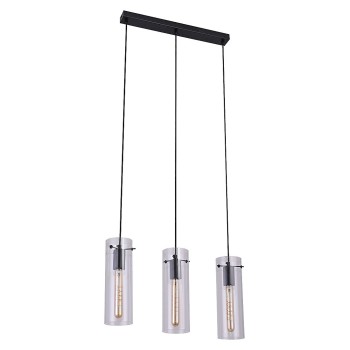 Pendul Rabalux 5259 Acantha E27 3x MAX 40W negru