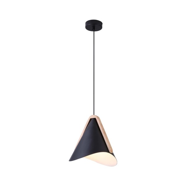 Pendul Rabalux 6650 Neva E27 1x MAX 60W negru mat