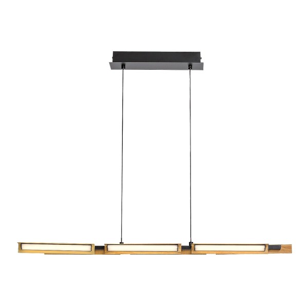 Pendul LED Rabalux 72045 Remiel 1570lm 3000K negru mat