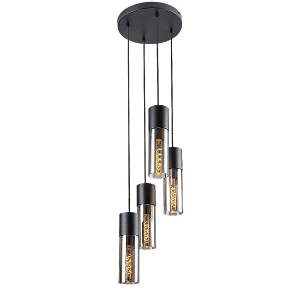 Pendul Rabalux 72054 Ronno E27 4x MAX 25W negru