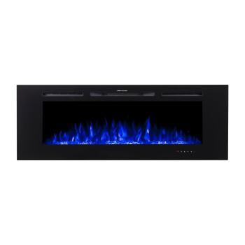 Semineu electric incorporabil ArtFlame HEFEST, 1520 x 544 x 140 mm, negru, cu telecomanda