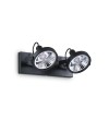 Plafoniera IDEAL LUX GLIM PL2 200248, GU10 2X50W, negru