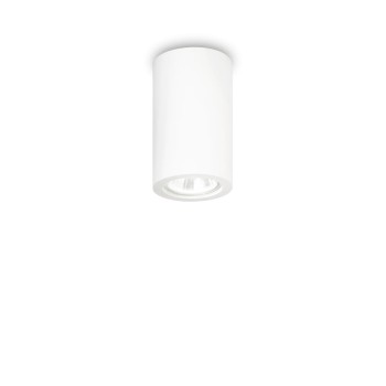 Spot IDEAL LUX TOWER PL1 ROUND 155869, GU10 35W, alb