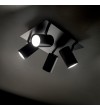 Spot IDEAL LUX SPOT PL4 156781, GU10 4X28W, negru