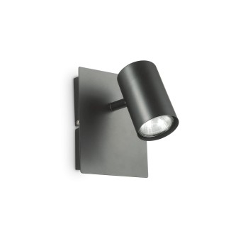 Aplica de perete IDEAL LUX SPOT AP1 115481, GU10 28W, negru