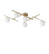 Plafoniera IDEAL LUX ATLAS PL5 311364, GU9 5X4W, auriu