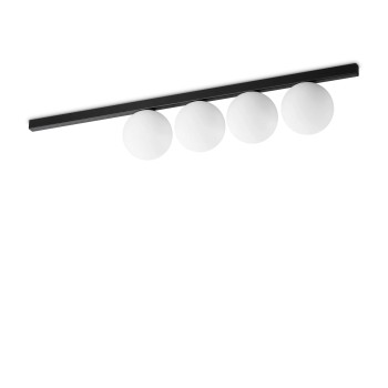 Plafoniera IDEAL LUX BINOMIO PL4 310688, G9 4X4W, negru