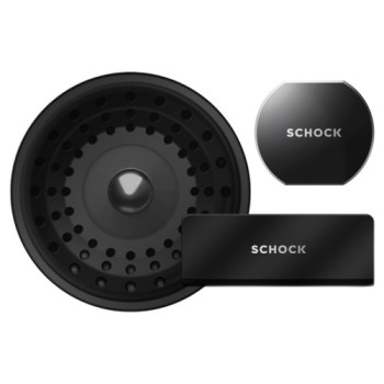 Set Schock Chiuveta Bucatarie Tia D-100LS 780x500mm Cristadur Puro cu Baterie Kavus extractibil si parti vizibile Puro