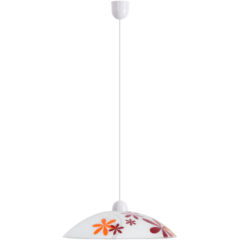Pendul Iris - 1800 Rabalux, E27, 1x60W, alb-multicolor - 1