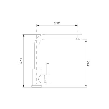 Set Schock Chiuveta Bucatarie Nemo N-100 570x510mm Cristalite Nero cu parti vizibile negru si Baterie Kantus extractibil, negru