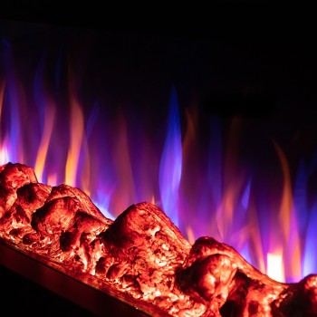 Semineu electric incorporabil DALAS 60 ArtFlame, 1524x493x200 mm, sticla securizata panoramica, cu telecomanda - 1