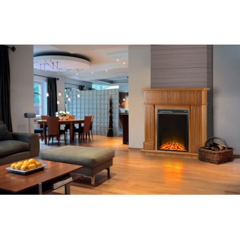 Semineu electric cu mobilier nuc ArtFlame MIRIAM & AMBASADOR, 1000x1048x300mm, 1500W, flacăra in 5 niveluri, cu telecomanda