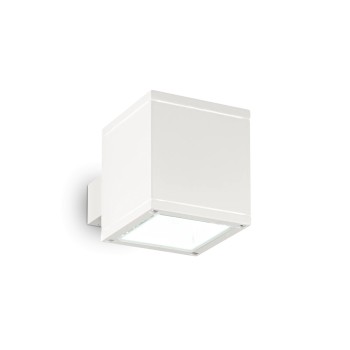 Aplica exterior IDEAL LUX SNIF AP1 SQUARE 144276, G9 40W, alb