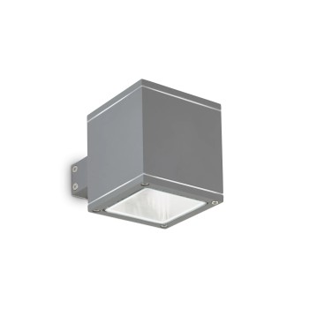 Aplica exterior IDEAL LUX SNIF AP1 SQUARE 121963, G9 40W, antracit