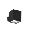 Aplica exterior IDEAL LUX SNIF AP1 SQUARE 123080, G9 40W, negru