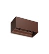 Aplica exterior IDEAL LUX ATOM AP D20 328669, LED 25W, 2100lm, 3000K, cafea