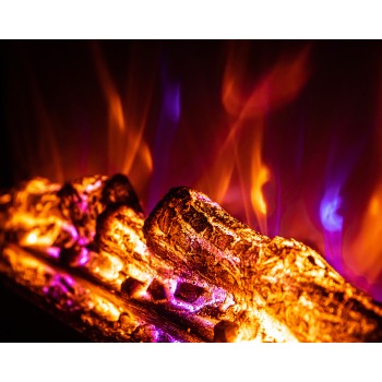 Semineu electric incorporabil ArtFlame LORANCE COLOR, 584 x 470 x 180 mm, negru, cu telecomanda