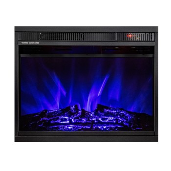 Semineu electric incorporabil ArtFlame LORANCE COLOR, 584 x 470 x 180 mm, negru, cu telecomanda