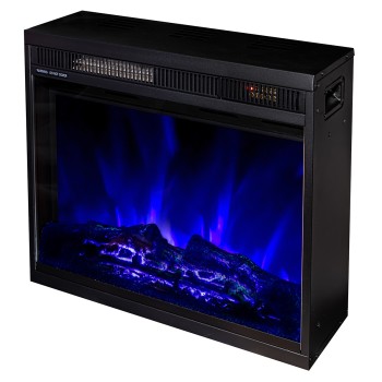 Semineu electric incorporabil ArtFlame LORANCE COLOR, 584 x 470 x 180 mm, negru, cu telecomanda