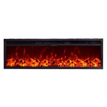 Semineu electric incorporabil ArtFlame TANZANIA, 1280 x 400 x 180 mm, negru, cu telecomanda