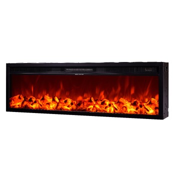 Semineu electric incorporabil ArtFlame TANZANIA, 1280 x 400 x 180 mm, negru, cu telecomanda