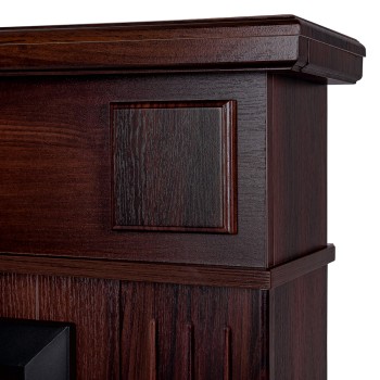 Semineu electric cu mobilier ArtFlame CRISTINA & MARINA, 1034 x 997 x 270 mm, nuc, cu telecomanda