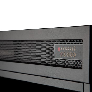 Semineu electric incorporabil ArtFlame MIRABELLA, 700 x 596 x 220 mm, negru, cu telecomanda