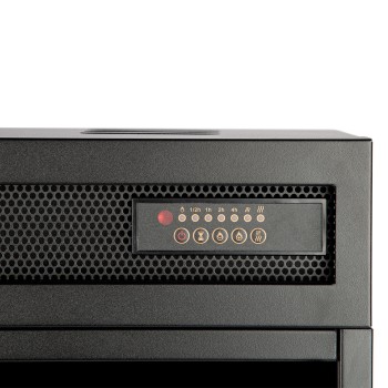 Semineu electric incorporabil ArtFlame MIRABELLA, 700 x 596 x 220 mm, negru, cu telecomanda
