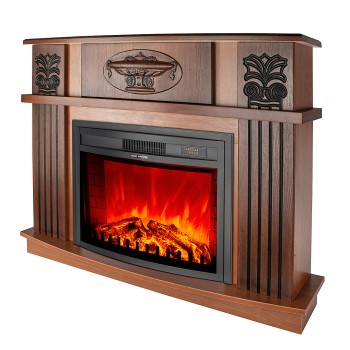 Semineu electric decorativ cu mobilier, Roma mini & Zakynthos, Nuc, Art Flame 1200 x 974 x 318