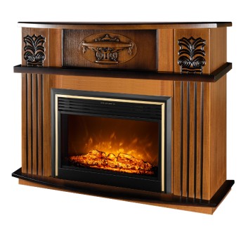 Semineu electric decorativ cu mobilier, Roma & Richi , Nuc, Art Flame 1388 x 1120 x 385