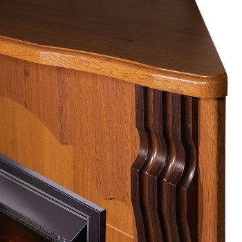 Semineu electric decorativ cu mobilier, Clasic colt & Corsica, Nuc, Art Flame 950 x 883 x 475