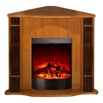 Semineu electric decorativ cu mobilier, Clasic colt & Corsica, Nuc, Art Flame 950 x 883 x 475